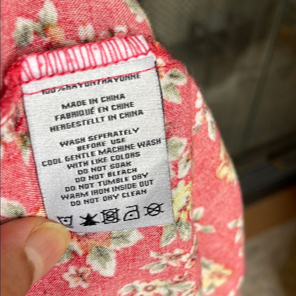 Sundat Mi Amor Floral Red Maxi Dress - Picture 5 of 5